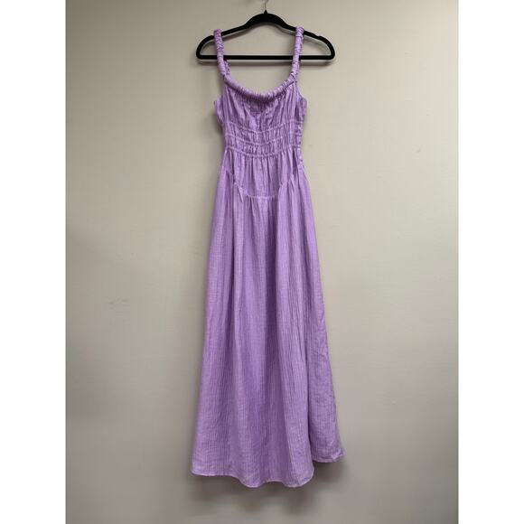 LINE & DOT Lilac Lorenzo Midi Dress Size L NWT Retail $166 Tuckernuck - Picture 4 of 6